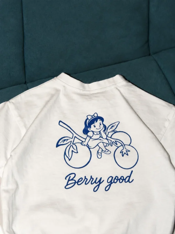 Боди-футболка оверсайз с принтом Berry Good - изображение 4