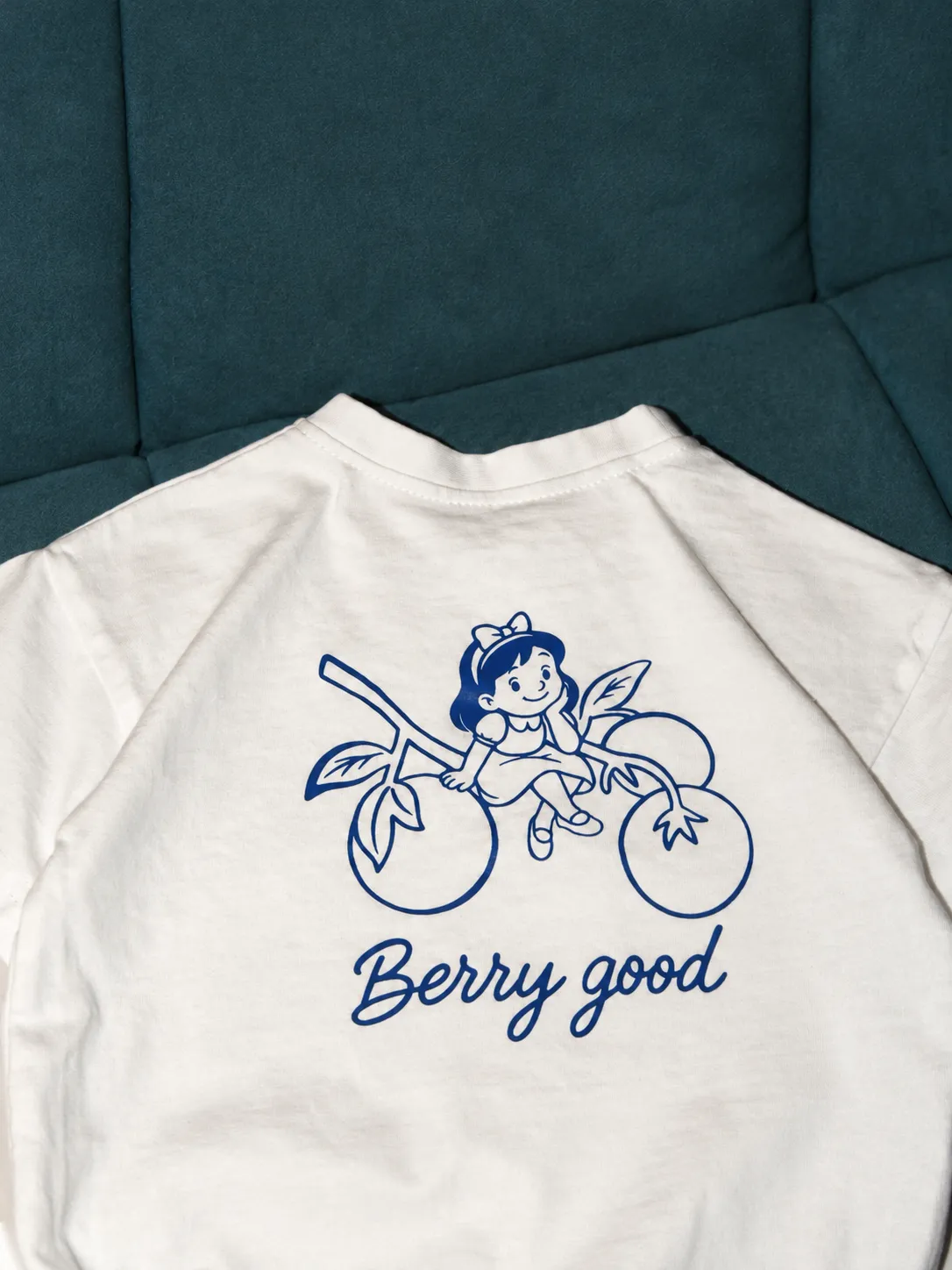 Боди-футболка оверсайз с принтом Berry Good - изображение 4